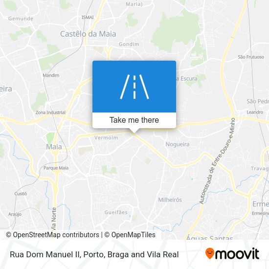 Rua Dom Manuel II mapa