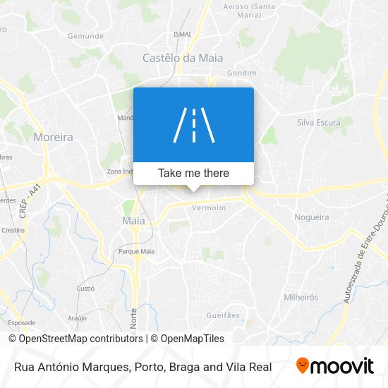 Rua António Marques map