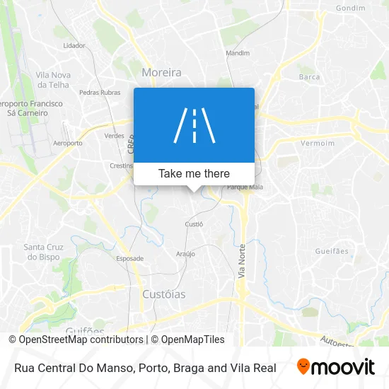Rua Central Do Manso map