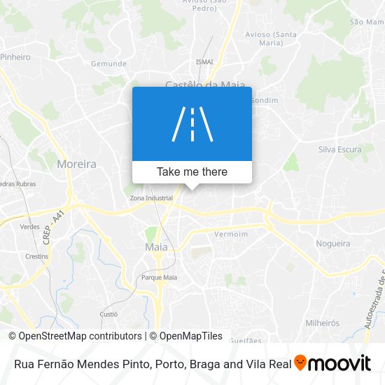 Rua Fernão Mendes Pinto map