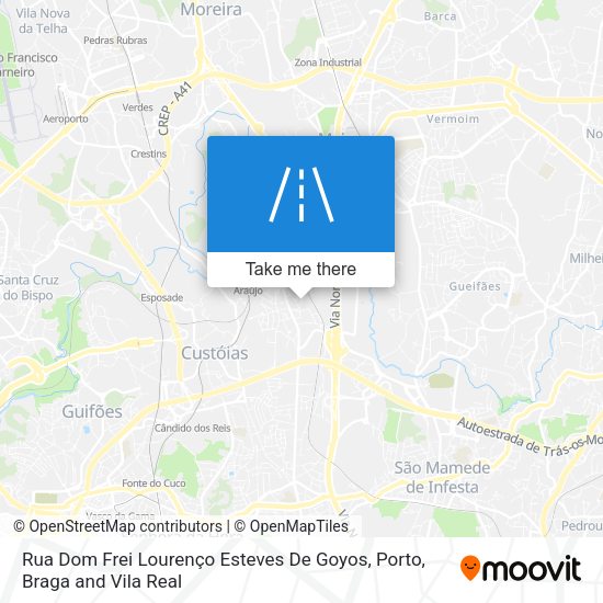 Rua Dom Frei Lourenço Esteves De Goyos map