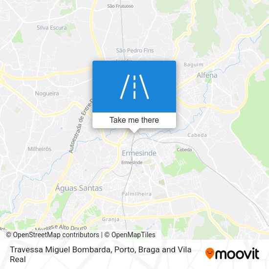 Travessa Miguel Bombarda mapa
