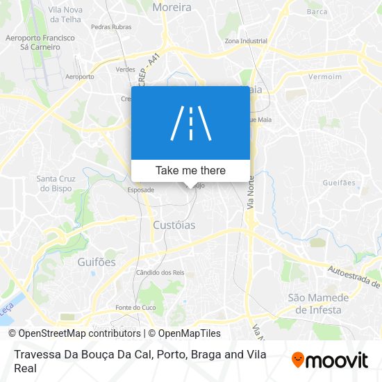 Travessa Da Bouça Da Cal mapa