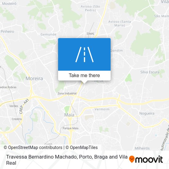 Travessa Bernardino Machado mapa