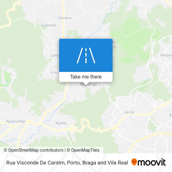 Rua Visconde De Cantim map