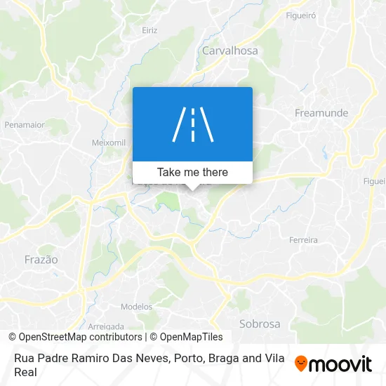 Rua Padre Ramiro Das Neves map