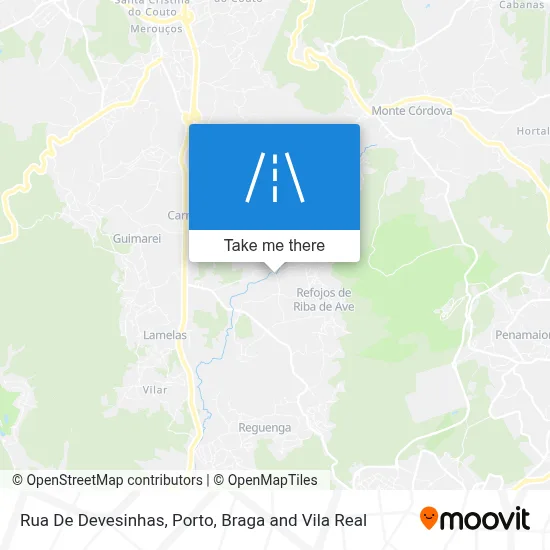 Rua De Devesinhas map