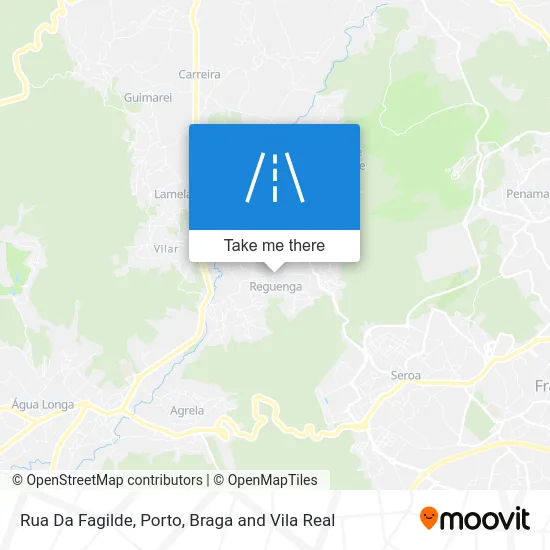 Rua Da Fagilde map