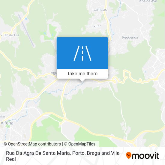 Rua Da Agra De Santa Maria mapa