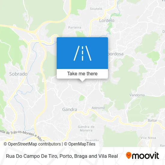 Rua Do Campo De Tiro map