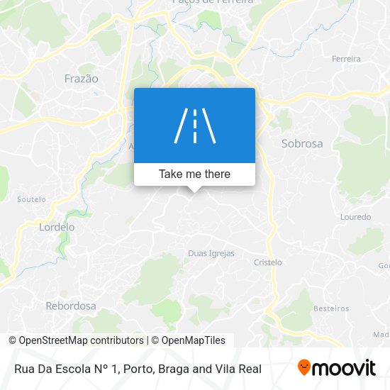 Rua Da Escola Nº 1 mapa