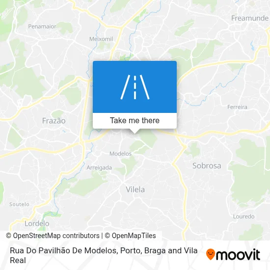 Rua Do Pavilhão De Modelos map