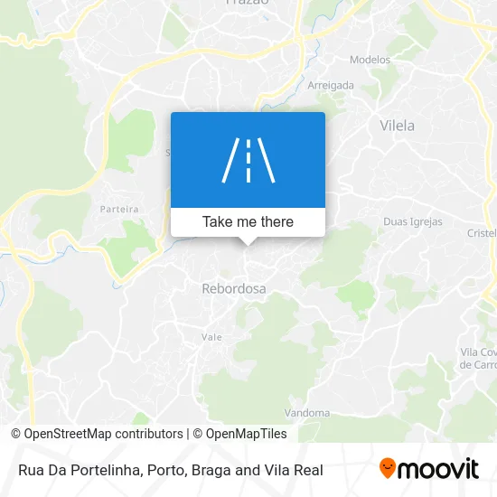 Rua Da Portelinha map