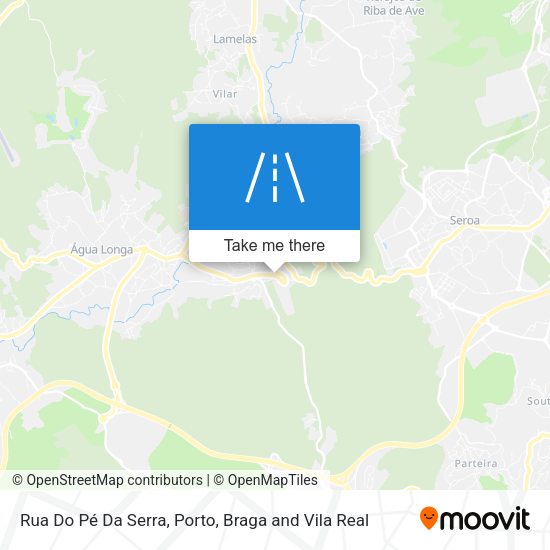 Rua Do Pé Da Serra mapa