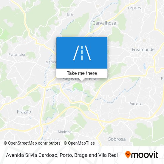 Avenida Sílvia Cardoso map