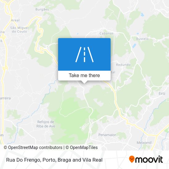 Rua Do Frengo map