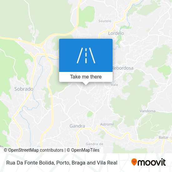 Rua Da Fonte Bolida mapa
