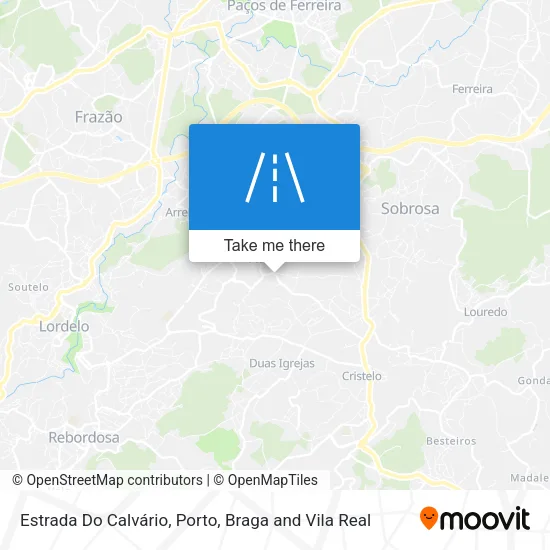 Estrada Do Calvário map