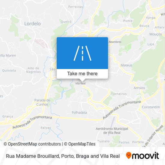 Rua Madame Brouillard mapa