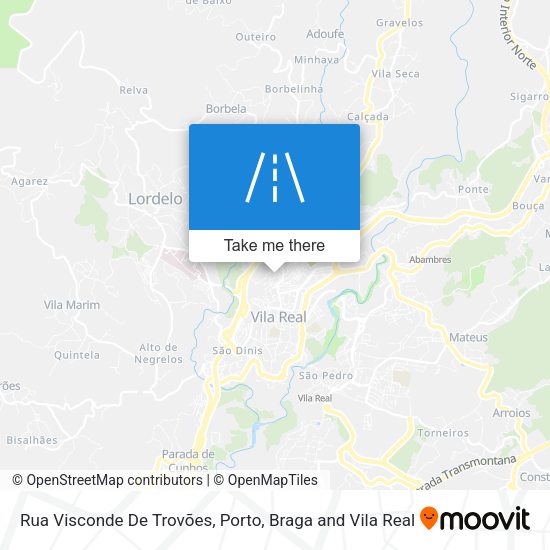 Rua Visconde De Trovões mapa
