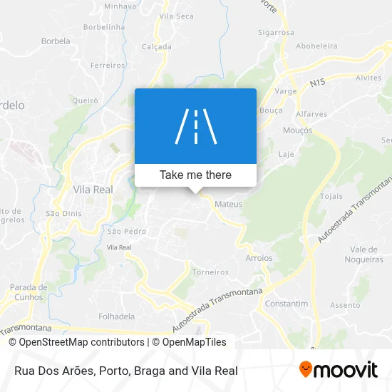 Rua Dos Arões map