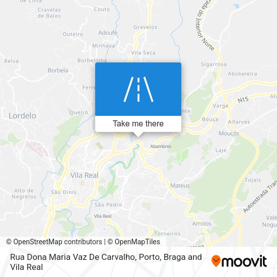 Rua Dona Maria Vaz De Carvalho map