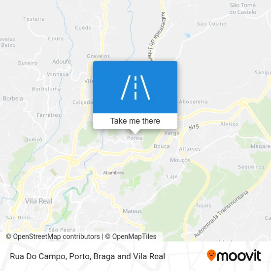 Rua Do Campo map