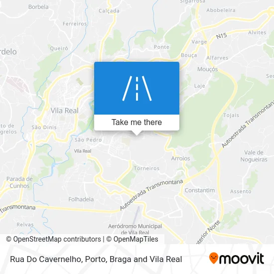 Rua Do Cavernelho map