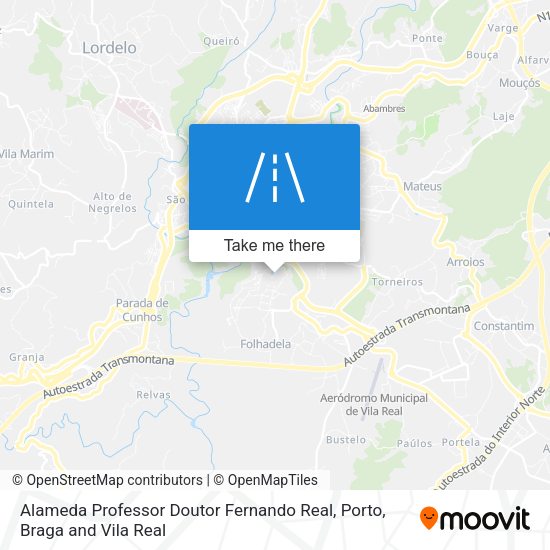 Alameda Professor Doutor Fernando Real map
