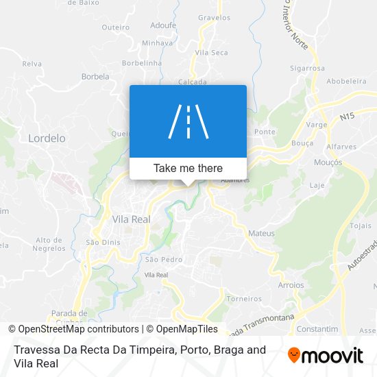 Travessa Da Recta Da Timpeira map