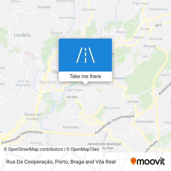 Rua Da Cooperação map