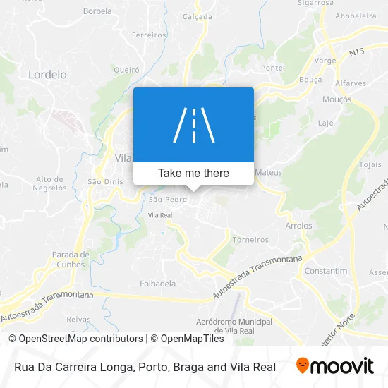 Rua Da Carreira Longa map