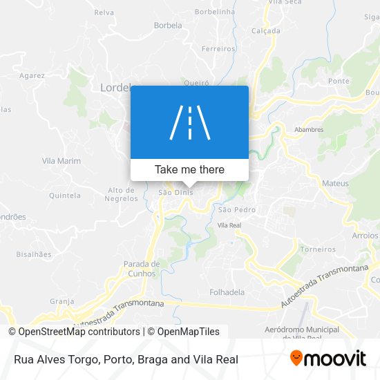 Rua Alves Torgo mapa