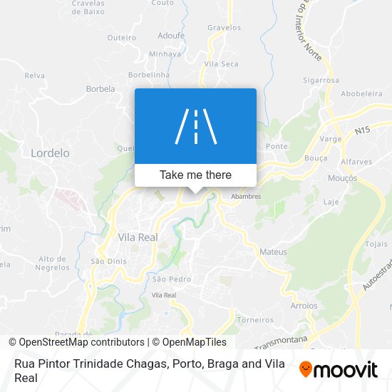Rua Pintor Trinidade Chagas map