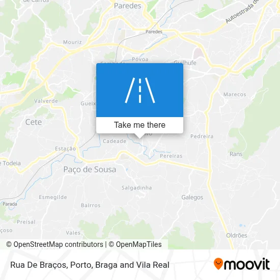 Rua De Braços map