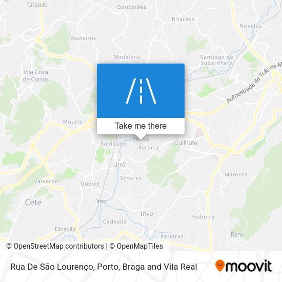 Rua De São Lourenço map