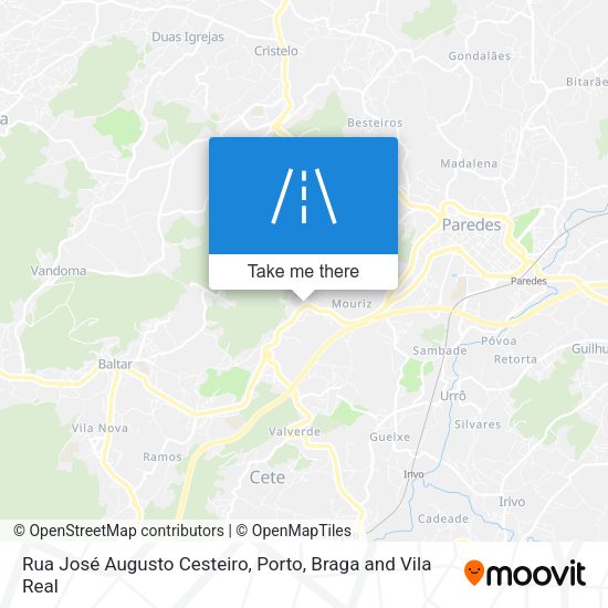 Rua José Augusto Cesteiro map