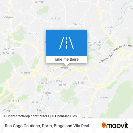 Rua Gago Coutinho map