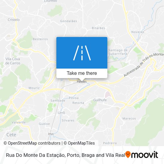 Rua Do Monte Da Estação mapa