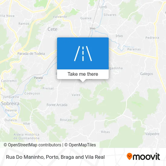 Rua Do Maninho map
