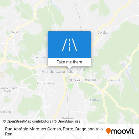 Rua António Marques Gomes map