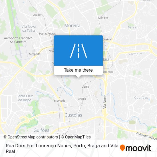 Rua Dom Frei Lourenço Nunes map