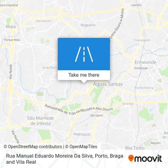 Rua Manuel Eduardo Moreira Da Silva mapa