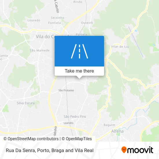Rua Da Senra mapa