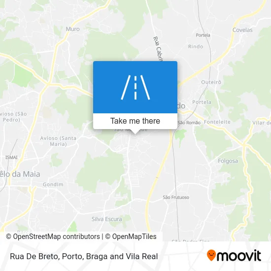 Rua De Breto map