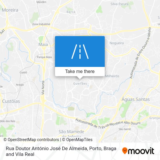 Rua Doutor António José De Almeida map