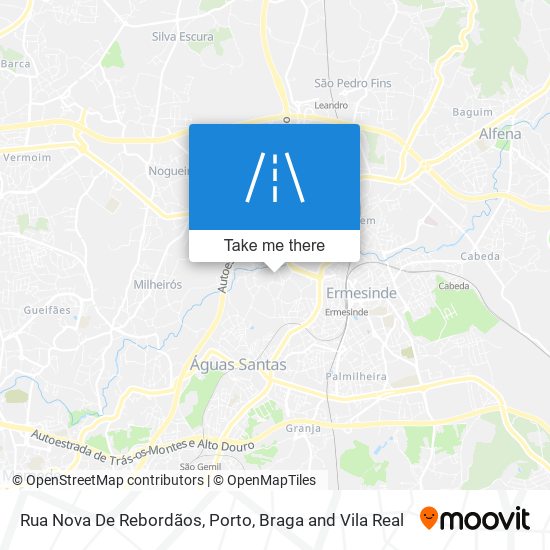 Rua Nova De Rebordãos map