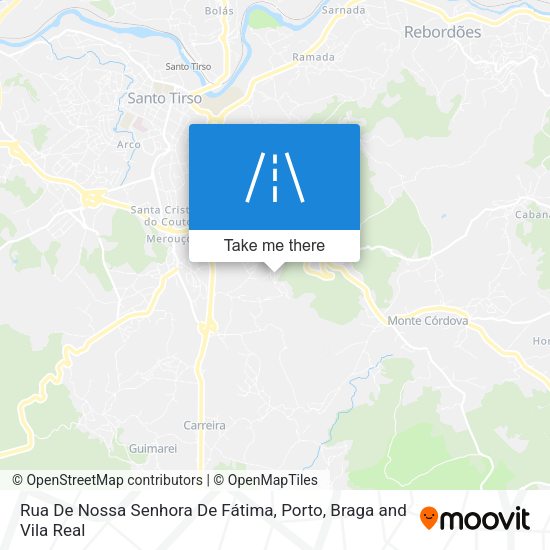 Rua De Nossa Senhora De Fátima map