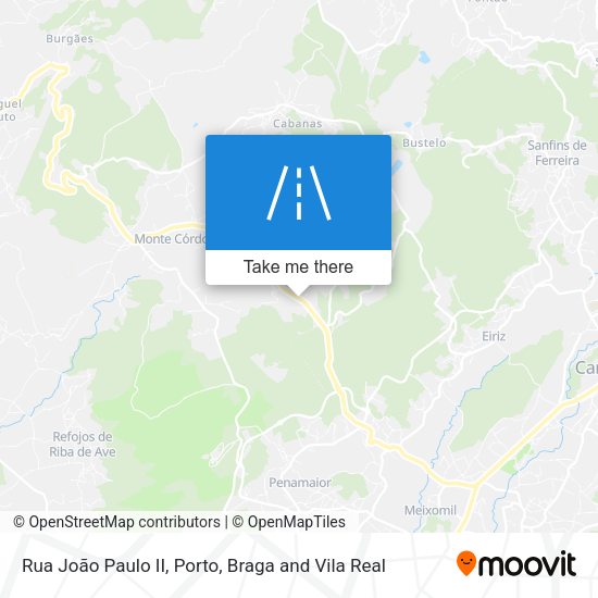 Rua João Paulo II map