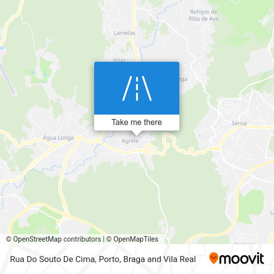Rua Do Souto De Cima mapa